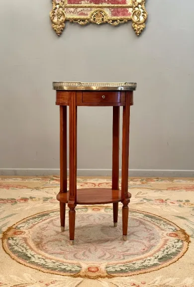 Table De Salon De Style Louis XVI En Acajou d'Epoque XIXeme