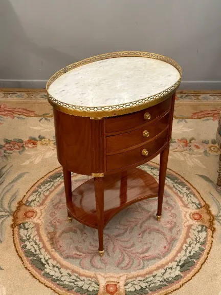 Table de Salon En Acajou d'Epoque Louis XVI Vers 1780