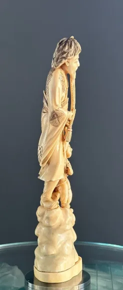 Okimono Sculpture Ivoire Japon Epoque Meiji (1868 - 1912)