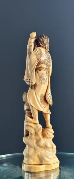 Okimono Sculpture Ivoire Japon Epoque Meiji (1868 - 1912)