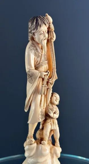 Okimono Sculpture Ivoire Japon Epoque Meiji (1868 - 1912)