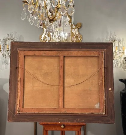 Jean Paul Brusset, Huile Sur Toile Vue De Paris (1909 - 1985)