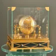 Hour Lavigne, Pendulette De Table Globe Terrestre En Bronze