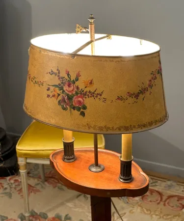 Liseuse, Gueridon Porte Torchères Acajou De Style Louis XVI Epoque XIXème