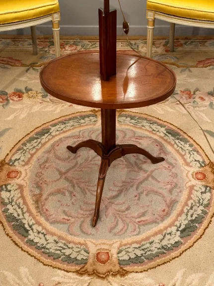 Liseuse, Gueridon Porte Torchères Acajou De Style Louis XVI Epoque XIXème