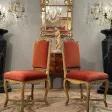 Paire De Chaises De Style Regence d'Epoque XIXeme Vers 1870