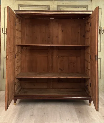 Rare Armoire A Deux Portes En Acajou d'Epoque Louis XVI Vers 1780