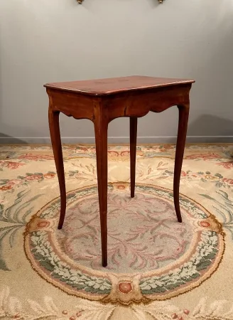 Petite Table Volante En Marqueterie d'Epoque Louis XV Vers 1750