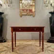 Bureau Plat En Acajou d'Epoque Restauration Vers 1820