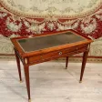 Jean-baptiste Courte, Bureau Plat En Acajou d'Epoque Louis XVI Vers 1780 Estampillé