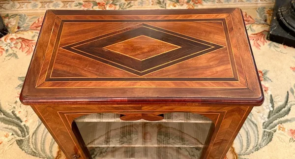 Petite Vitrine En Marqueterie d'Epoque Louis XIV Vers 1680