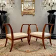 Paire De Tabourets Curules d'Epoque Directoire Vers 1795