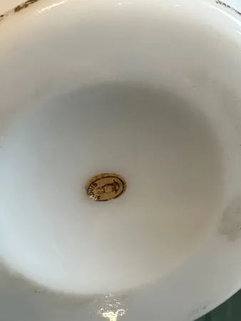 Saint Louis, Vase Opaline Signé d'Epoque XIXeme