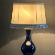 Sèvres, Lampe Bronze Porcelaine Bleu De Sevres Epoque XIXeme