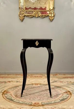 Poudreuse Coiffeuse De Style Louis XV Epoque XIXeme Vers 1870