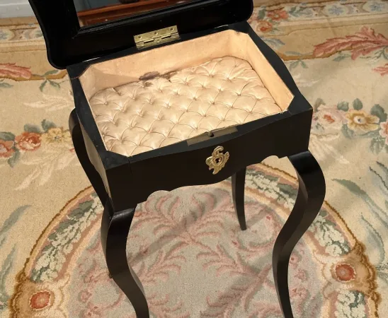 Poudreuse Coiffeuse De Style Louis XV Epoque XIXeme Vers 1870