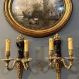 Paire d'Appliques En Bronze d'Epoque Début XIXème Vers 1810 - 1820