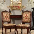 Paire De Chaises A Chassis En Noyer d'Epoque Régence Vers 1720