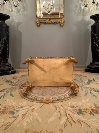 Banquette De Piano En Bois Doré De Style Louis XVI Epoque Napoleon III