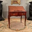 Bureau De Pente En Marqueterie d'Epoque Louis XV Vers 1750