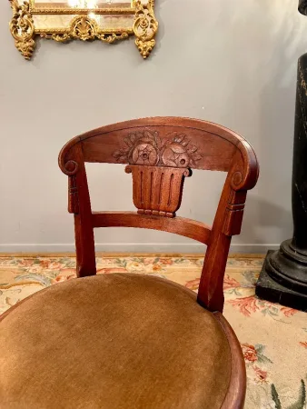 Süe Et Mare, Paire De Chaises En Acajou d'Epoque Art Deco Vers 1920