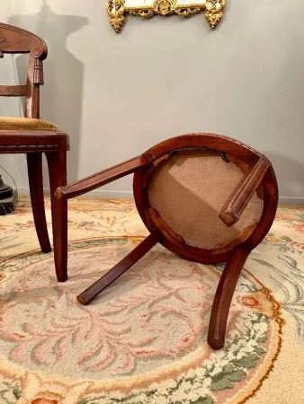 Süe Et Mare, Paire De Chaises En Acajou d'Epoque Art Deco Vers 1920
