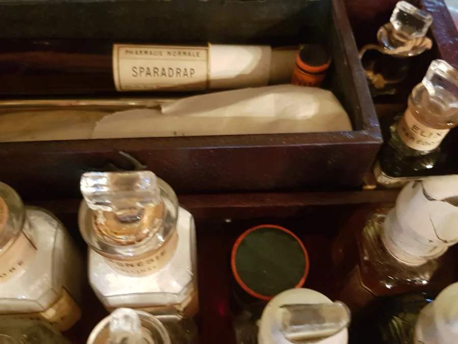 "Pharmacie des Familles" vers 1860.