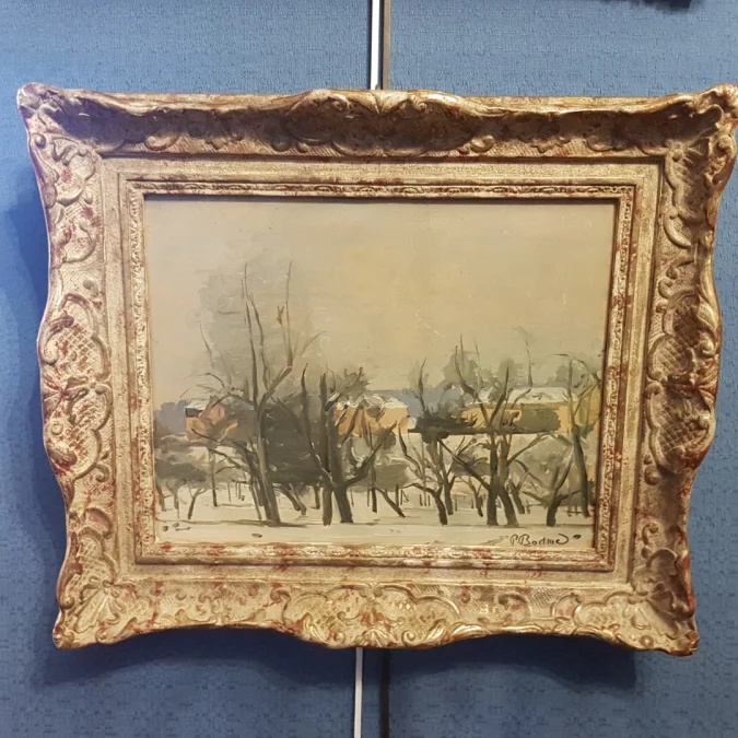 Paul Bodmer: Winter Landscape.