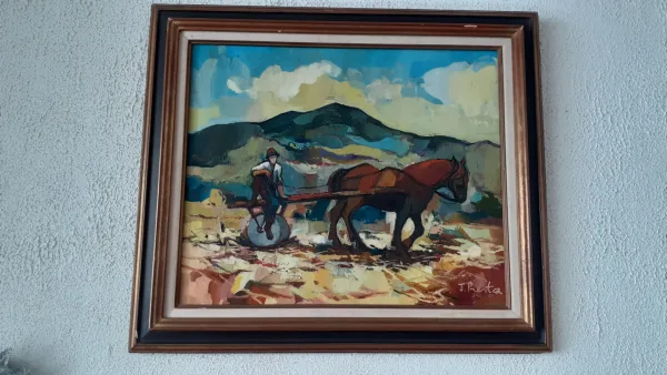Huile sur toile de Jean PRESTA
