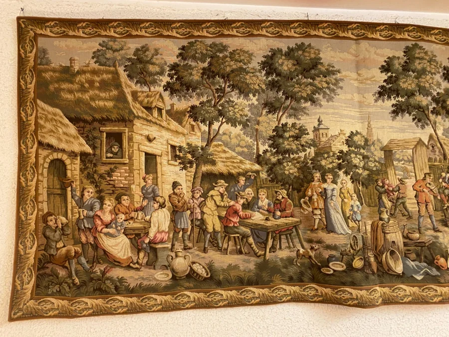 Tapisserie des Gobelins, fête villageoise.