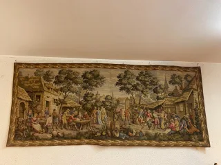 Tapisserie des Gobelins, fête villageoise.