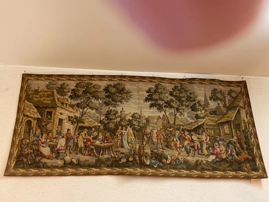 Tapisserie des Gobelins, fête villageoise.