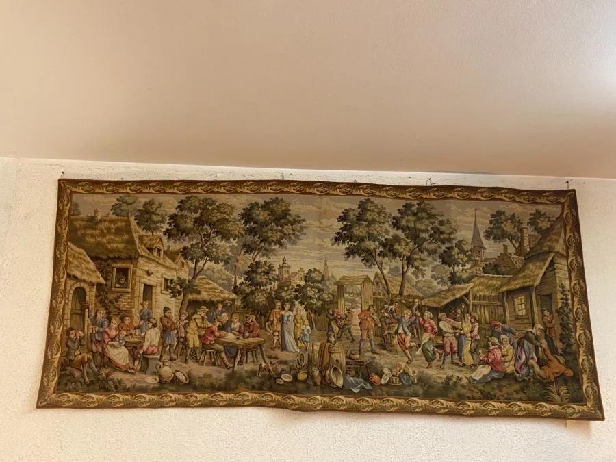 Tapisserie des Gobelins, fête villageoise.
