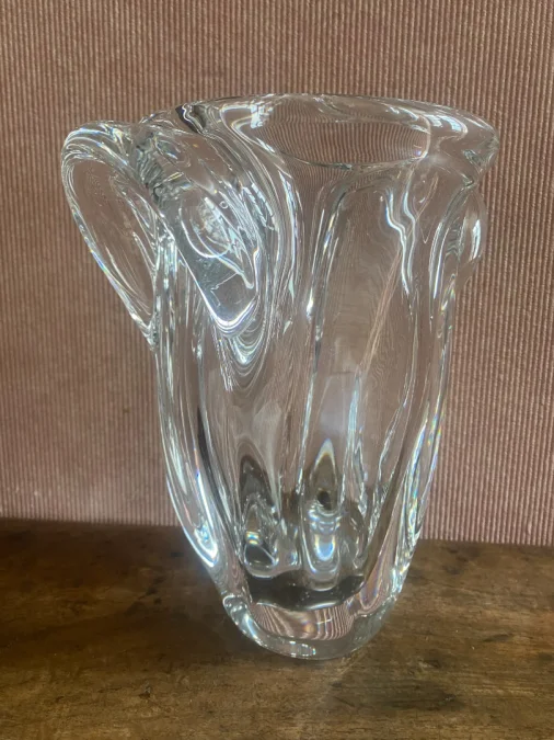 Vase en cristal de Sèvres.