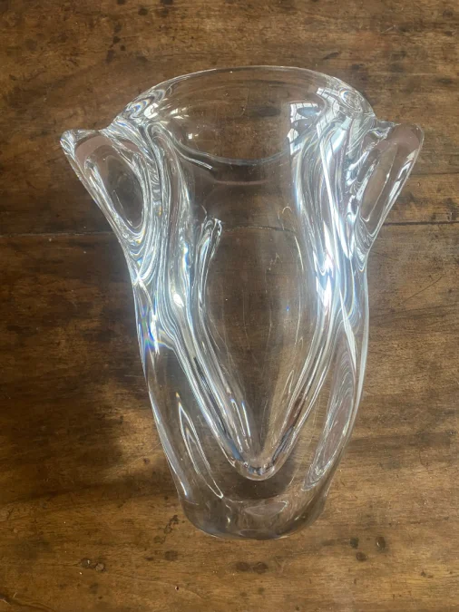 Vase en cristal de Sèvres.