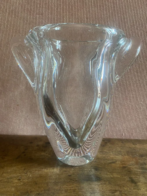 Vase en cristal de Sèvres.
