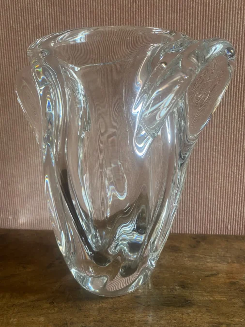 Vase en cristal de Sèvres.