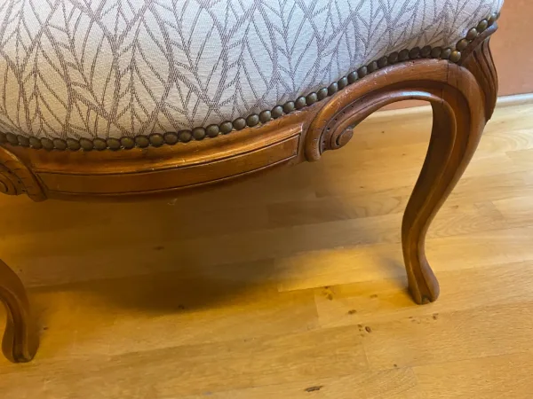 Fauteuil de bureau en noyer