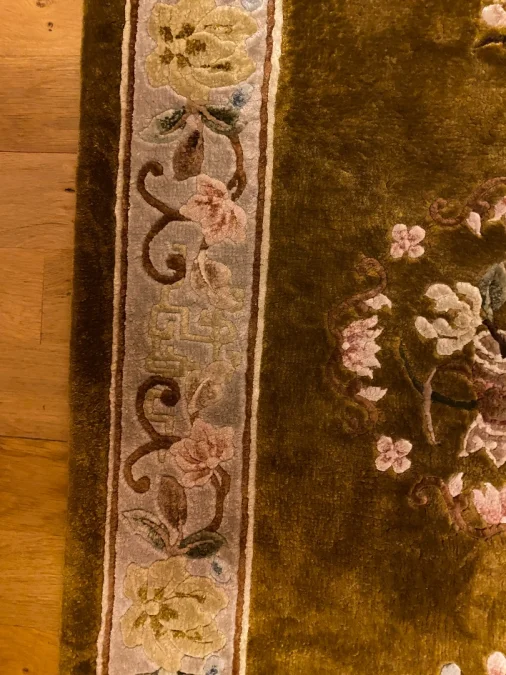 Tapis de Chine en soie