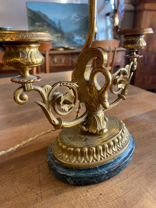 Paire de lampes de bureau, style consulat.