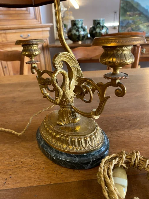 Paire de lampes de bureau, style consulat.