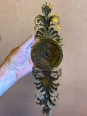 Paire d'appliques en bronze doré d'époque Restauration
