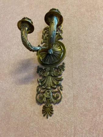PAIR OF FRENCH RESTAURATION PERIOD WALL LIGHTS