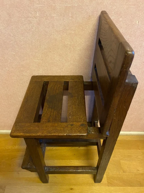 Chaise de pédiatre en chêne