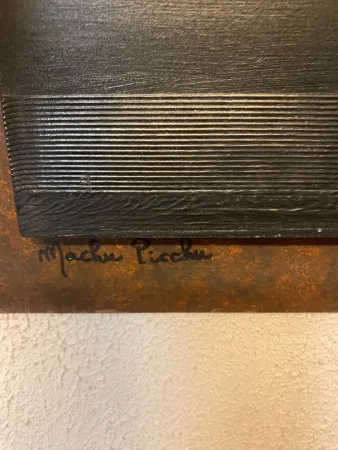 Création artistique de G. DUTANT. "Machu Picchu"
