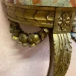 Console et miroir en bois doré de style Louis XVI