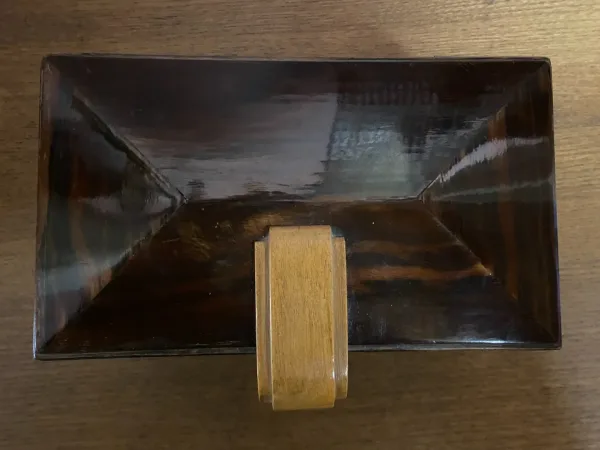Coffret à cigarettes en chêne 1950