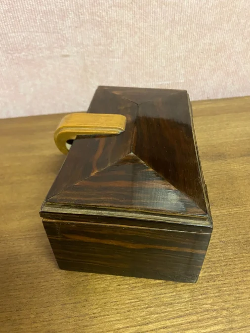 Coffret à cigarettes en chêne 1950