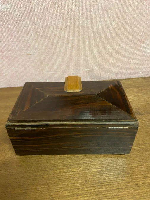 Coffret à cigarettes en chêne 1950