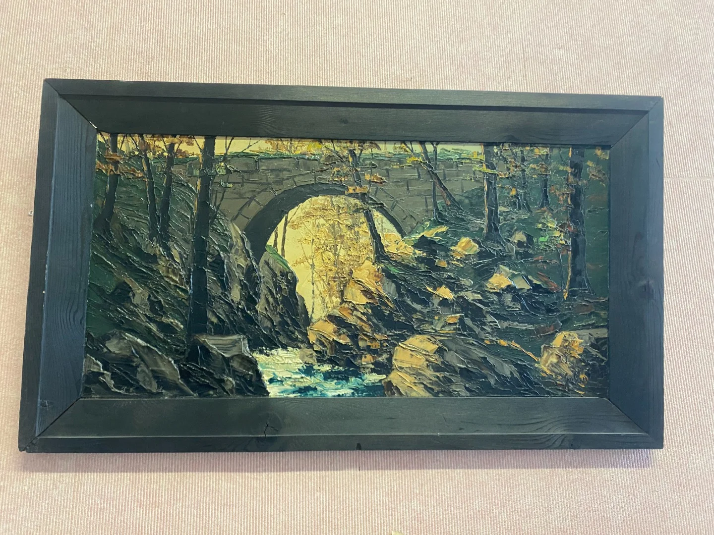PAIR OF OIL ON CARDBOARD PAINTINGS